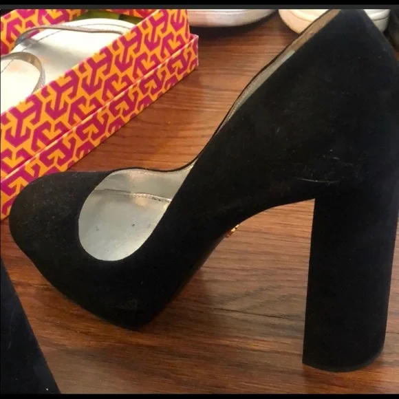 PRADA platform Suede Heels